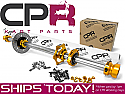 Complete 40mm Axle Kit 8mm Keyway Gold