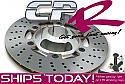 Brake Disc Ventilated 12mm + Hub w/Bolt Kit Suit 40mm Axle 8mm Key