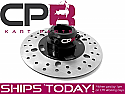 Complete Brake Disc and 40mm Hub Carrier 8mm Keyway Black
