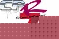 Number Racing-Type suit Side Pods 45x110mm AKA Legal Red