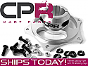 Sprocket Carrier Hub suit 40mm Axle 8mm Keyway Silver