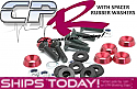 Bolt & Spacer Kit 6 Bolt Steering Wheel Floor Pods Red
