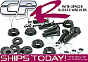 Bolt & Spacer Kit 6 Bolt Steering Wheel Floor Pods Black