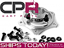 Hub for Brake Disc CNC Billet Silver with Bolt Kit Suit 40mm Axle 8mm Key