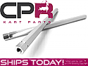 Steering Tie Rod Pair Silver Anodised Alloy Hex M8 8mm 260mm