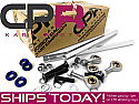 Steering Tie Rod Assembly SILVER Pair Complete w/Blue Brand New