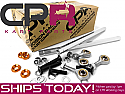 Steering Tie Rod Assembly SILVER Pair Complete w/Gold Brand New