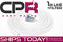 Fuel Line Go Kart Race-Type GT-Clear 5mmID 1m Length with GT-Race Series Fuel Filter