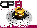 Complete Brake Disc and 30mm Gold Hub Carrier 6mm Keyway