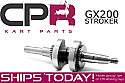 Crankshaft (Stroker Clone suits GX200 Rod & Flywheel) suit GX200 Clone including CPR engines (3/4" outlput shaft) add 4cc 