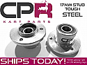 Front Wheel Hub Hubs PAIR suit 17mm Stub Axle TOUGH STEEL OFF-ROAD Model