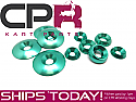Go Kart Countersunk Washer Pack Green NEW