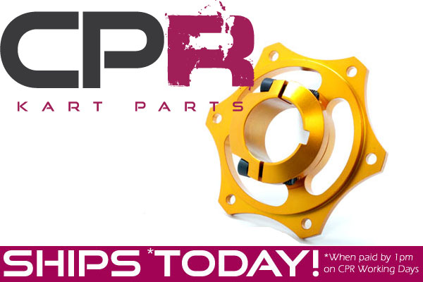 Sprocket Carrier (Hub Only) suit 40mm Axle 8mm Keyway Gold