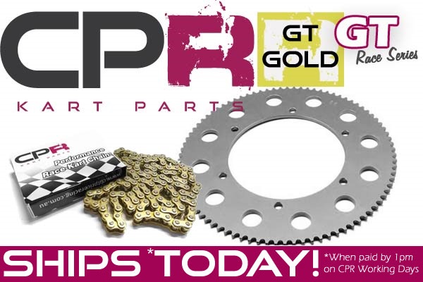Go Kart CPR GT-GOLD Competition Chain and GT-Race Long Life Sprocket BUNDLE 219 Pitch BRAND NEW 