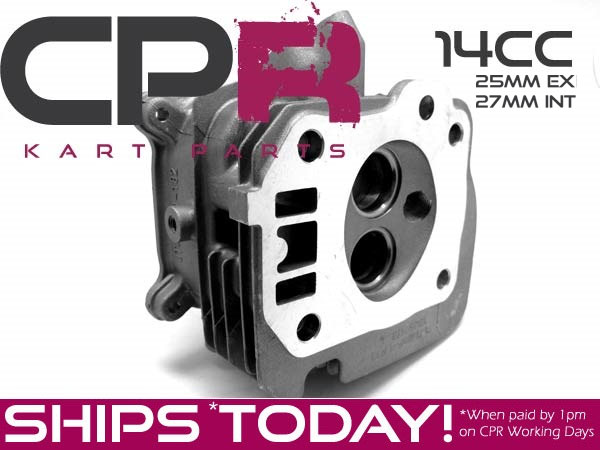 14cc Cylinder Big Valve Head Bare suit GX200 and GX160 Clone including CPR engines (increases compression on GX200) Suit Big size valves (27mm and 25mm)