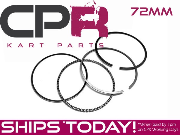 Piston Ring Set suit CPR EPSKB72 72mm Flat Top Piston Kit