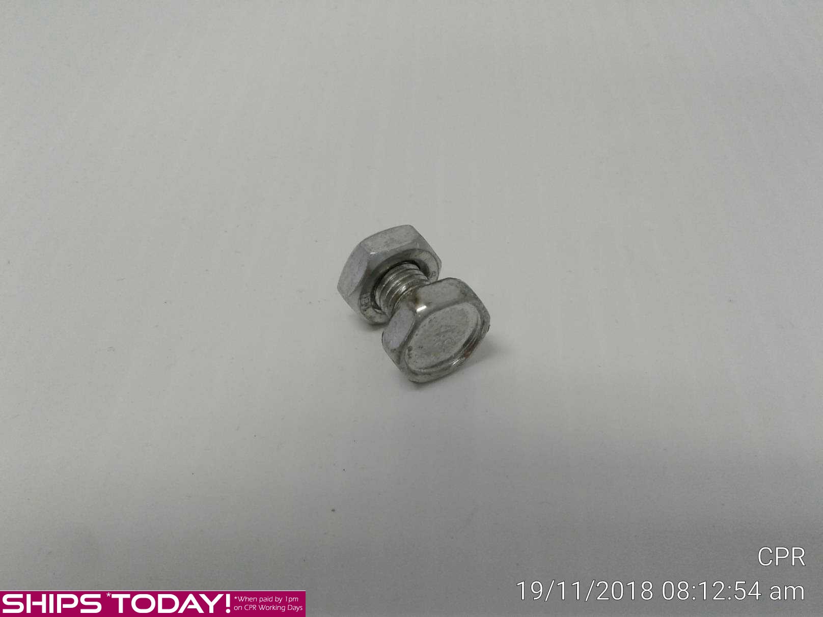 Go Kart Zinc Plated Hex Head Bolt M8 15mm long NEW (WITH NUT)