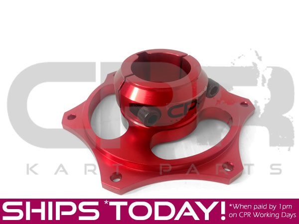 Sprocket Carrier (Hub Only) suit 40mm Axle 8mm Keyway Red