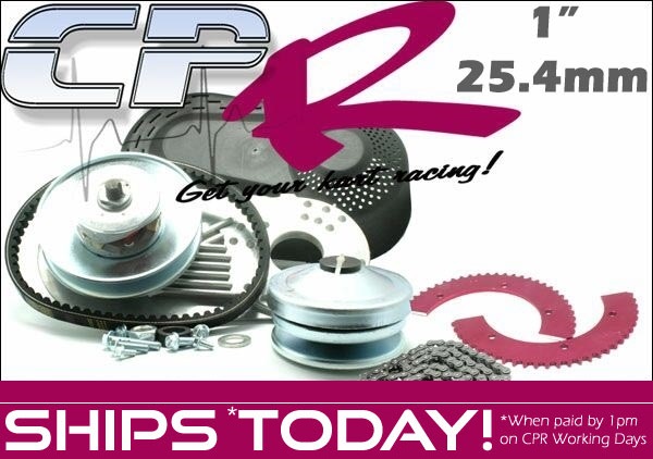 Torque Converter Clutch 35 Pitch 12Tooth & 420P 10Tooth 25.4mm (1") bore + FREE #35 Chain & #35 Sprocket