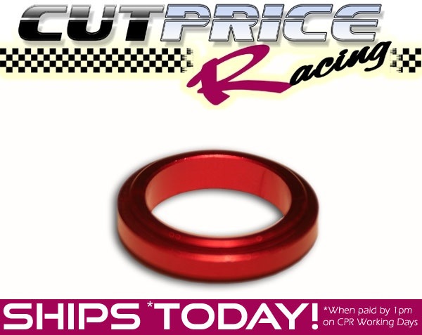 Wheel Spacer Washer 5mm Anodised Red