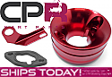 Venturi Adaptor RED with Choke Bracket for Air Filter FLC01 suits Upgrade Kit for 4-Stroke Engine LIFAN OHV 6.5hp 192cc
