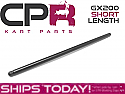 Push Rod Chrome Moly Race - Single Unit (-2.54mm) 5.160inch Length - CPR Performance suit ENCL65 and Honda GX160/200 clones
