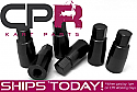 Rear Wheel Nut Lugs Pack PK6 Anodised Black