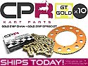 BULK 10x PACK Go Kart CPR GT-GOLD Chain and Sprocket BUNDLE 219 Pitch BRAND NEW
