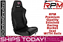 Premium Bucket Race Seat RPM with adjustable recline and rails