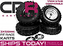 Complete Go Kart Off Road Rims & Tyres Set (Bearing Type Fronts) Brand New