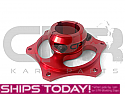 Sprocket Carrier (Hub Only) suit 40mm Axle 8mm Keyway Red