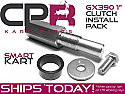 Smart Kart CPR Complete 1-inch 25.4mm Crankshaft Clutch Installation Kit WITH PISTON STOP (suit GX390) (Special Washer, Bolt, and Spacer)