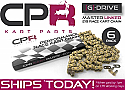 BULK 6x PACK Go Kart CPR G-DRIVE GOLD Premium Race Chain 219 Pitch w/Joiner BRAND NEW