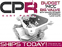 Budget BIG VALVE 14cc Cylinder Head Complete Kit (no posts or rockers) 27mm 25mm suit GX200 Clone including CPR engines 26lb Springs Valves Retainers Lash Caps